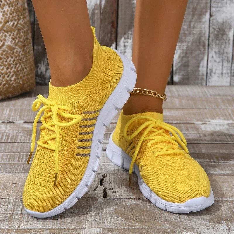 Naisten Kevyet Verkko Sneakerit Mukava Kävely 9