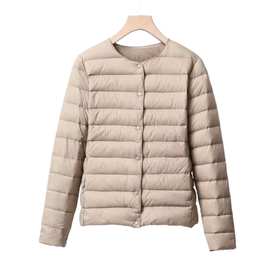 Naisten Kevyt Kylmätakki Slim Fit 0