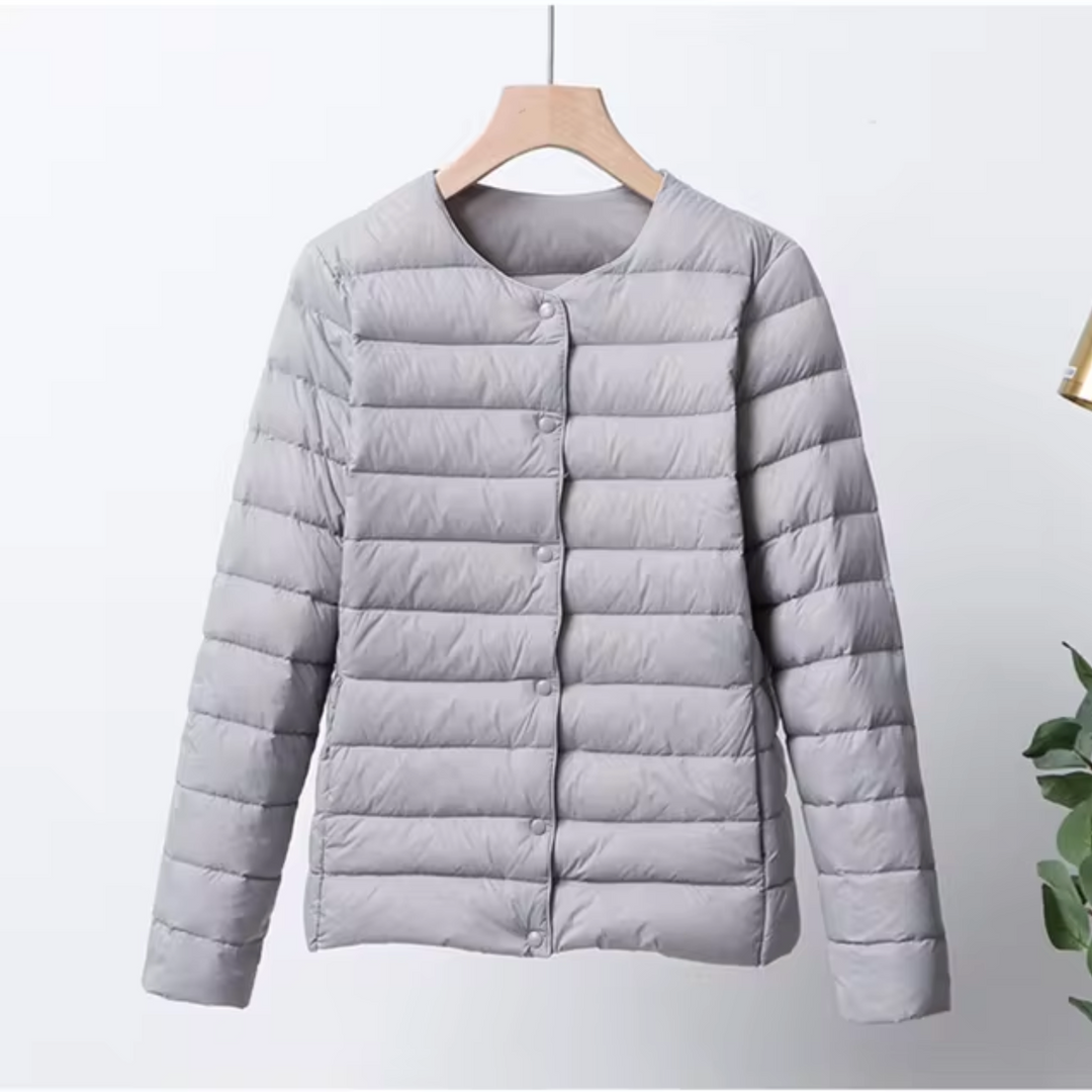 Naisten Kevyt Kylmätakki Slim Fit 4