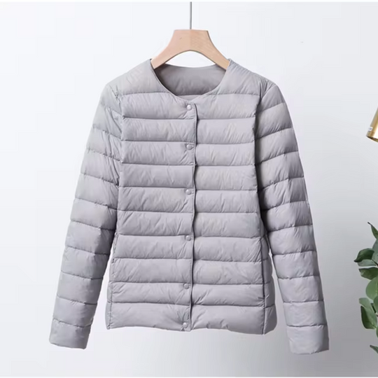 Naisten Kevyt Kylmätakki Slim Fit 4