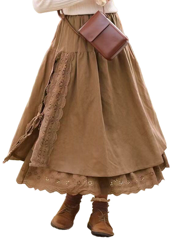 Naisten Khaki Hame Pitkällä Hihalla 0