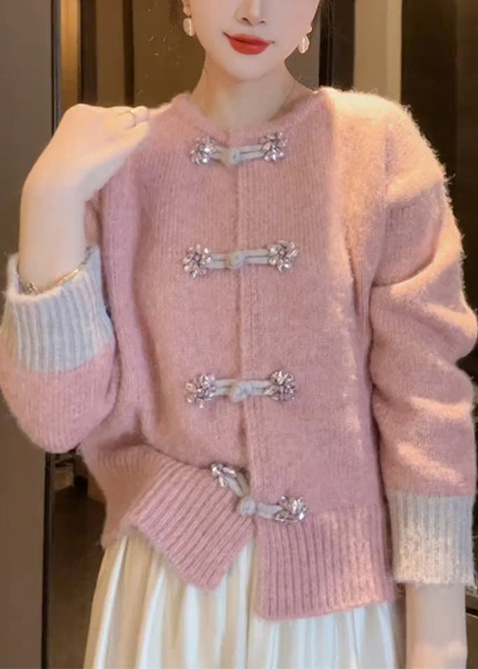 Naisten Kiinalainen Neuletakki O-kaula-aukolla 3