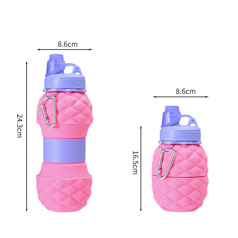 Naisten Kompakt Vesipullo Kokoontaitettava 700 ml 4