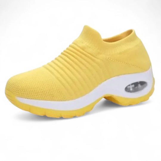 Naisten Korkeutta Nostavat Sneakerit Kestävä Kangas Kumipohja