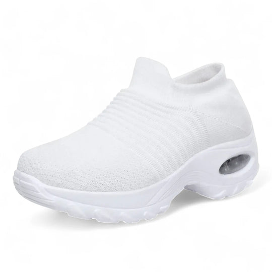 Naisten Korkeutta Nostavat Sneakerit Kestävä Kangas Kumipohja