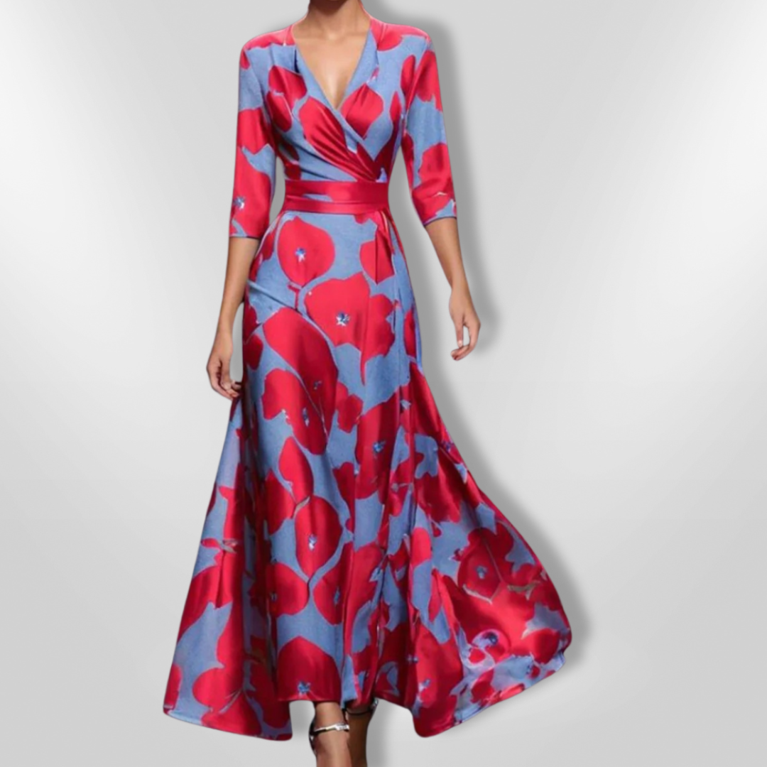 Naisten Kukallinen Mekko Elegantti Design 0