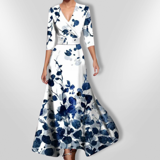 Naisten Kukallinen Mekko Elegantti Design 5