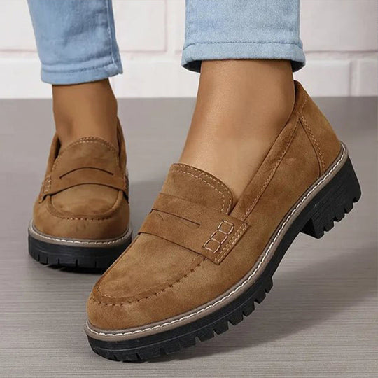 Naisten Loaferit Mukava Suede 4