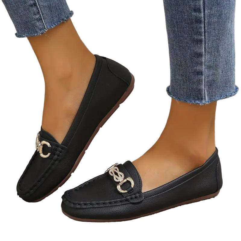 Naisten Loaferit Nahka Mukava Slip-On 0