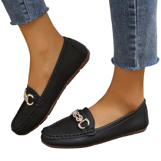 Naisten Loaferit Nahka Mukava Slip-On 0