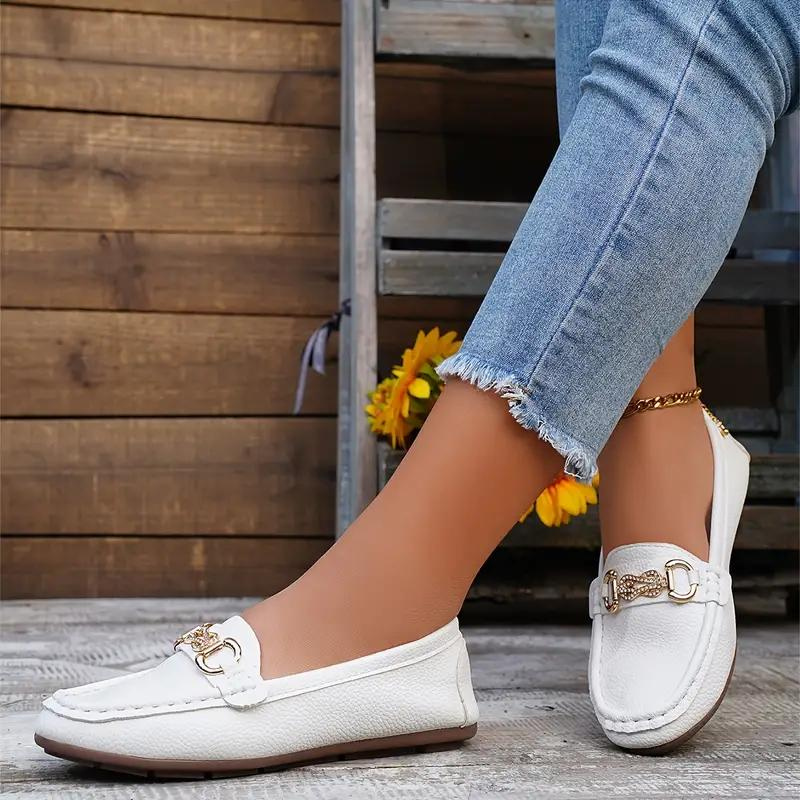 Naisten Loaferit Nahka Mukava Slip-On 1