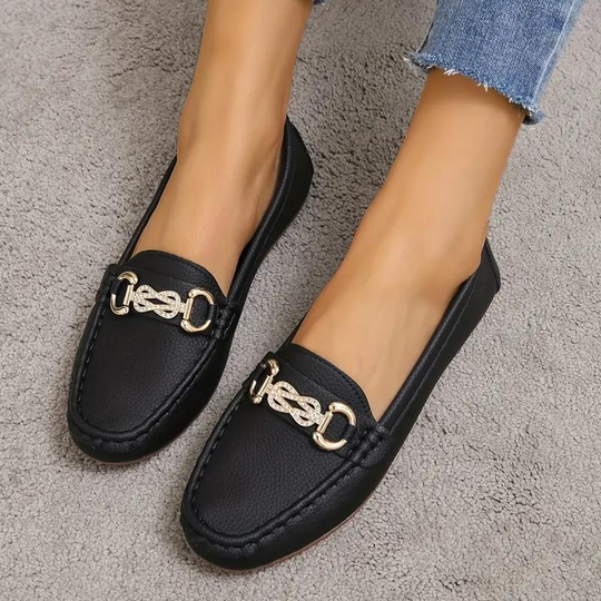 Naisten Loaferit Nahka Mukava Slip-On 3