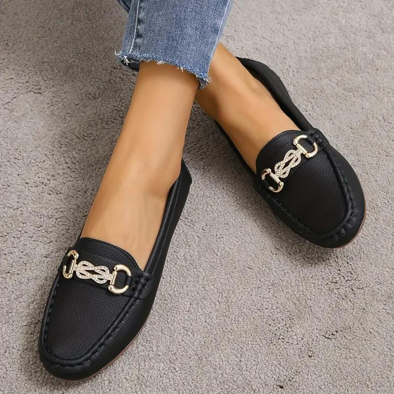 Naisten Loaferit Nahka Mukava Slip-On 4