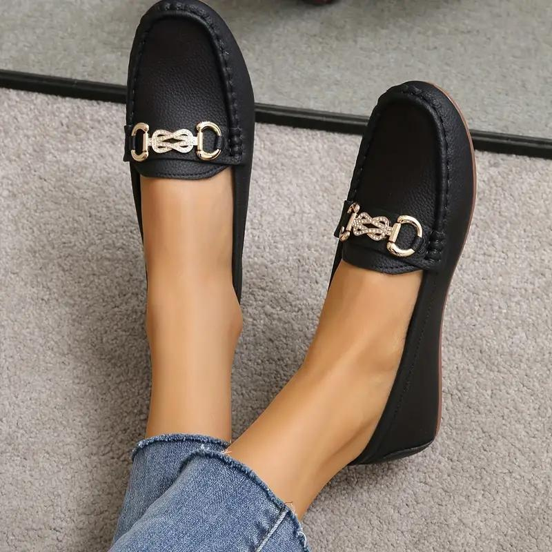 Naisten Loaferit Nahka Mukava Slip-On 5