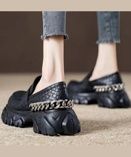 Naisten Loaferit Punaisella Keinonahalla 4