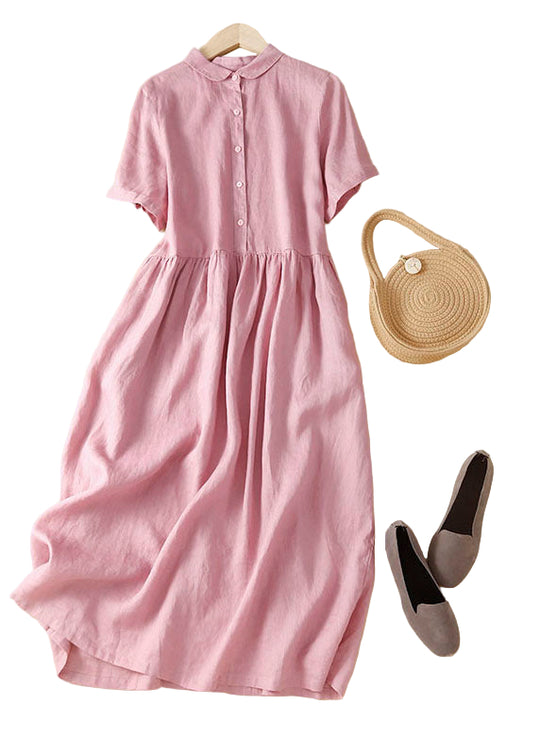 Naisten Lomamekko Peter Pan -kauluksella 0