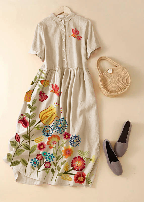 Naisten Lomamekko Peter Pan -kauluksella 6