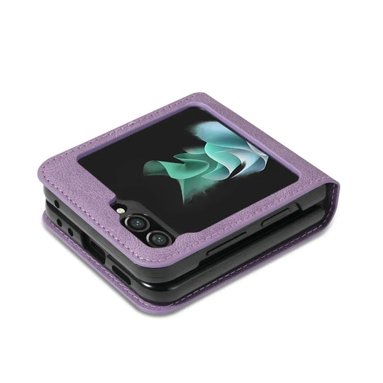 Naisten Lompakkokotelo Samsung Galaxy Z Flip -sarjalle Tyylikäs Suojus 3