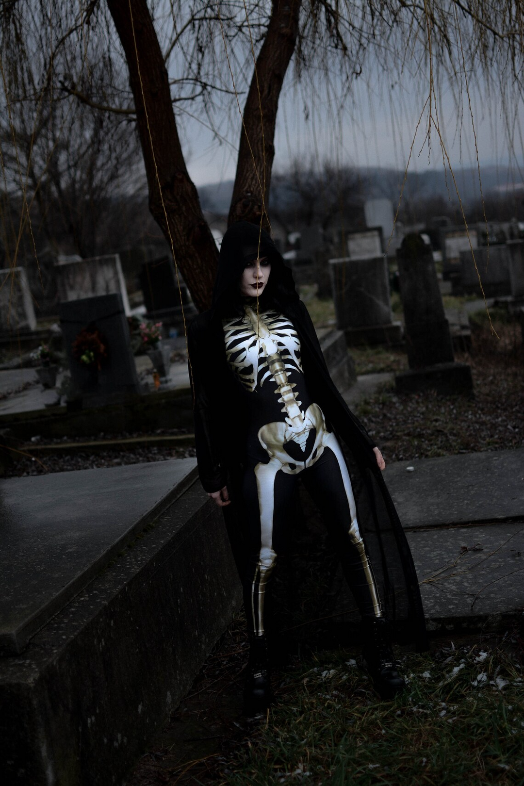 Naisten Luurankopuku Halloween-juhliin 6