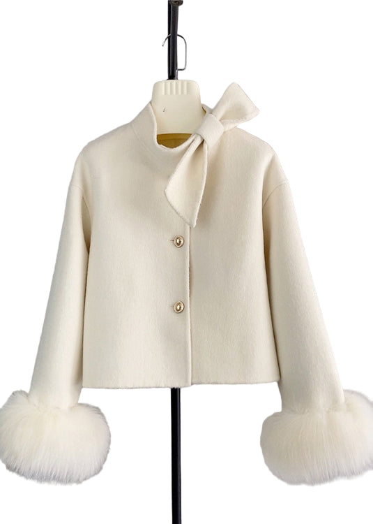 Naisten Lyhyt Takki Rusetilla 0