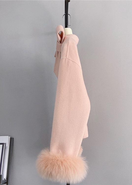 Naisten Lyhyt Takki Rusetilla 3