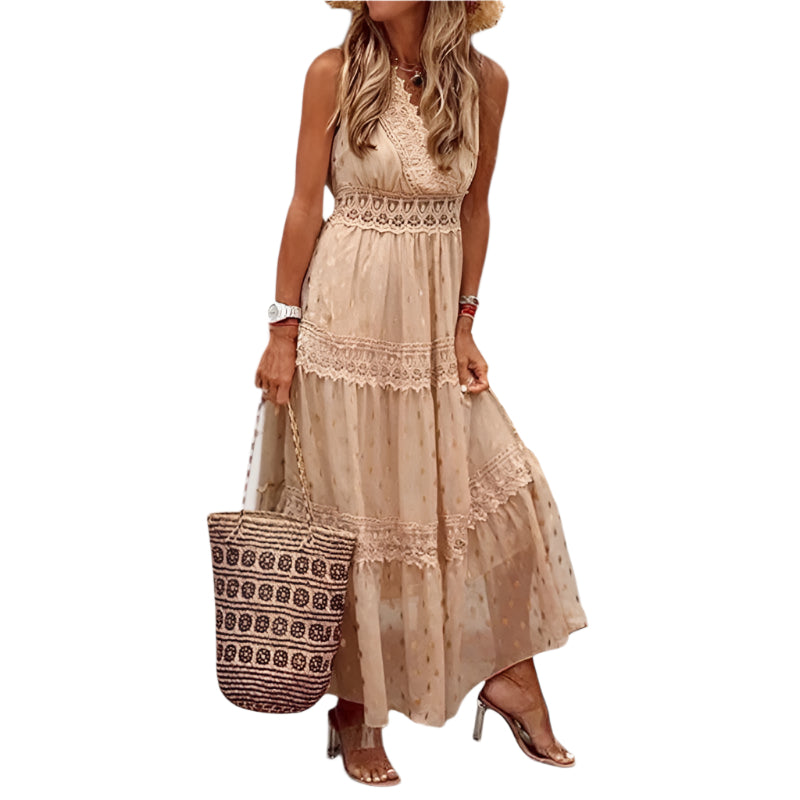 Naisten Maxi Mekko Boho Kesätyyli 0