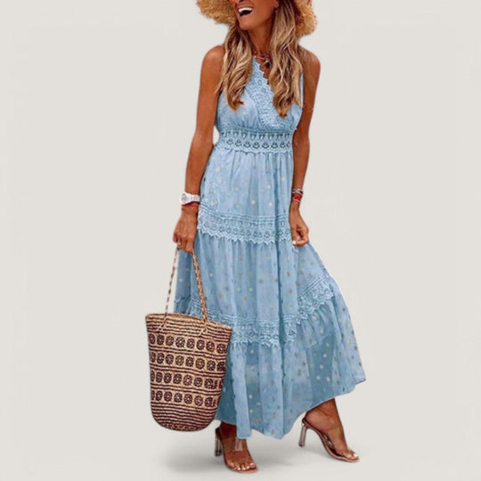 Naisten Maxi Mekko Boho Kesätyyli 4