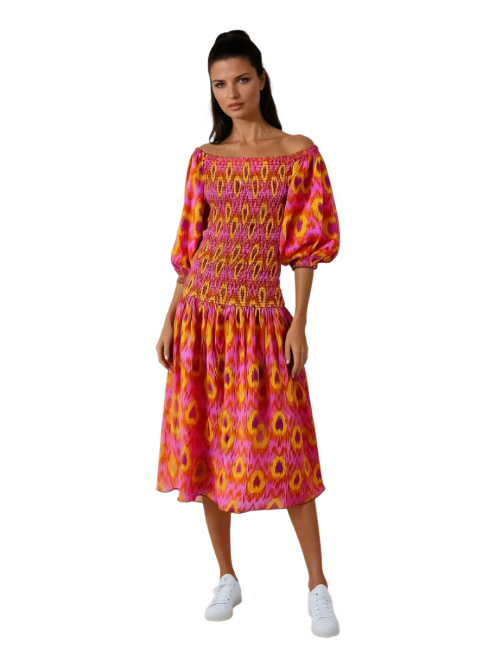 Naisten Maxi Mekko Värikäs Ilmava 0