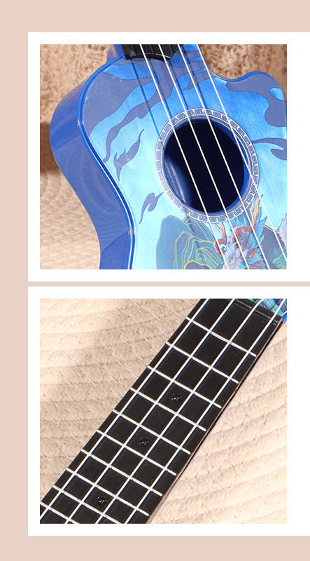 Naisten Mini Akustinen Ukulele Kompakti 3