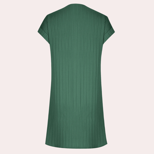 Naisten Mini Mekko V-pääntiö Minimalistisella Tyylillä 8