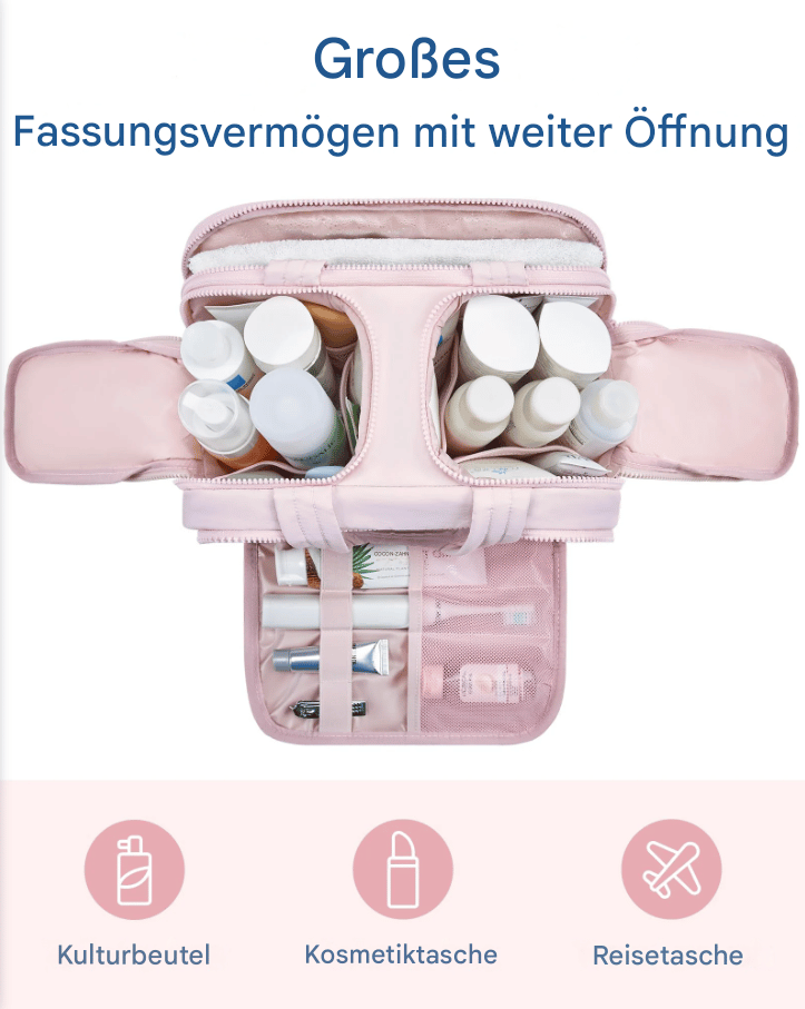 Naisten Monikäyttöinen Hygienialaukku Organisoitu 3