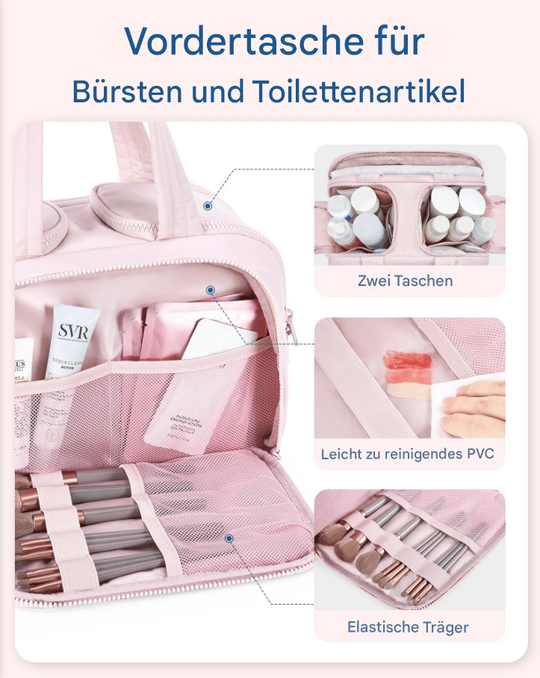 Naisten Monikäyttöinen Hygienialaukku Organisoitu 5