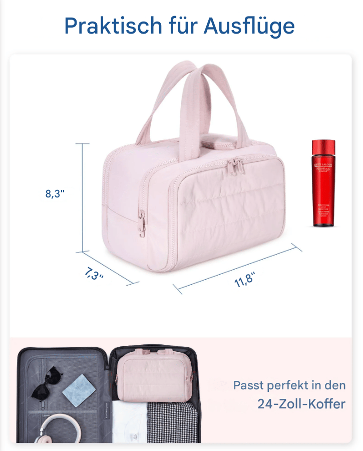 Naisten Monikäyttöinen Hygienialaukku Organisoitu 8