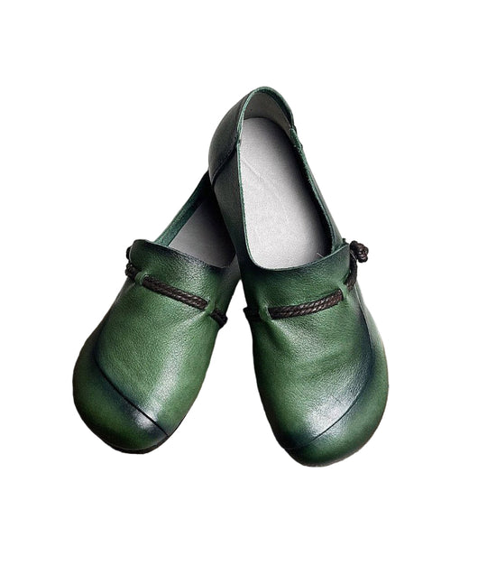 Naisten Nahkaliitos Ristivyö Kengät 0