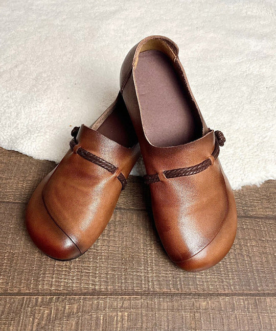 Naisten Nahkaliitos Ristivyö Kengät 1