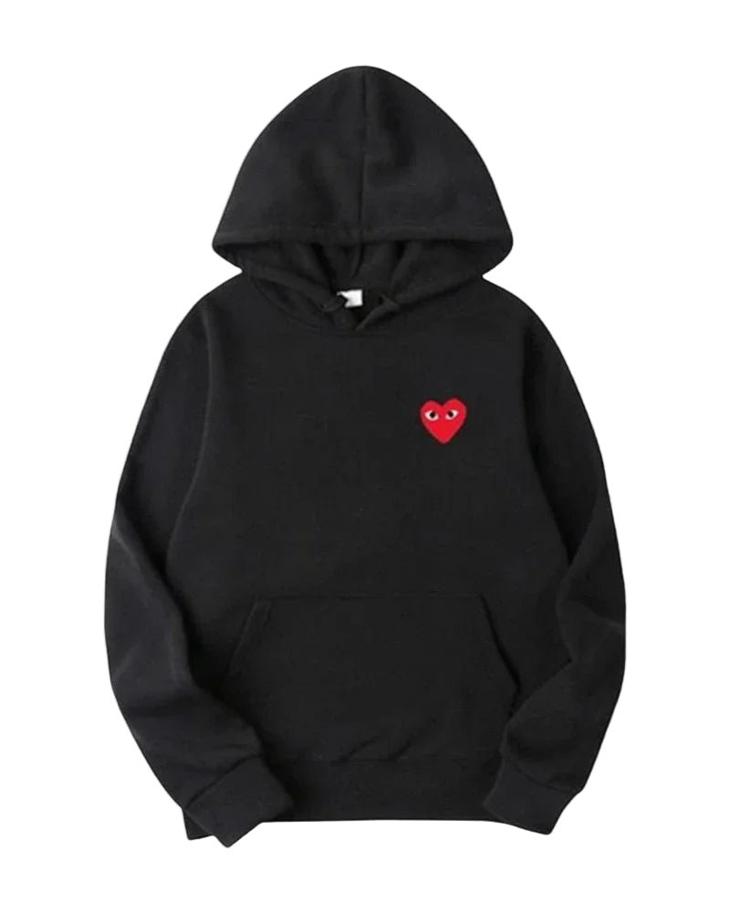 Naisten Neulehuppari Kirjailtu Sydänkuvio 0