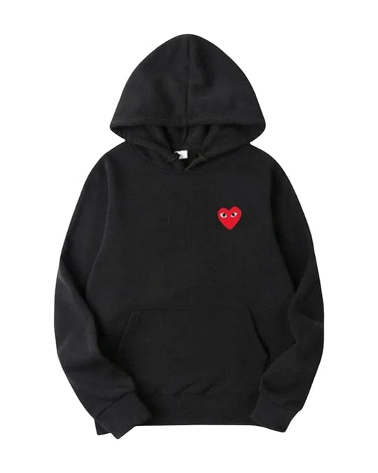 Naisten Neulehuppari Kirjailtu Sydänkuvio 0