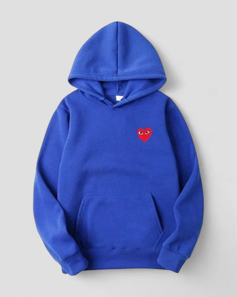 Naisten Neulehuppari Kirjailtu Sydänkuvio 2