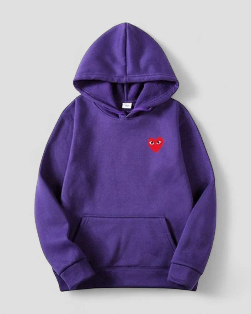 Naisten Neulehuppari Kirjailtu Sydänkuvio 3