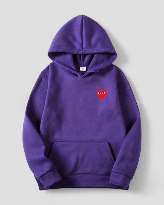 Naisten Neulehuppari Kirjailtu Sydänkuvio 3