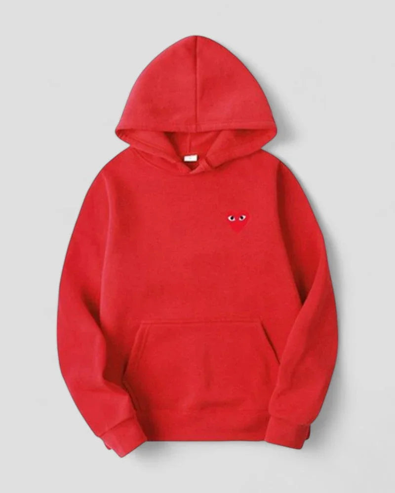 Naisten Neulehuppari Kirjailtu Sydänkuvio 7