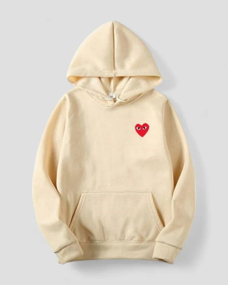 Naisten Neulehuppari Kirjailtu Sydänkuvio 9