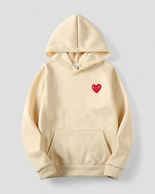 Naisten Neulehuppari Kirjailtu Sydänkuvio 9