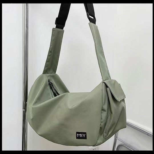 Naisten Olkalaukku Käytännöllisillä Lokeroilla Moderni Design 6