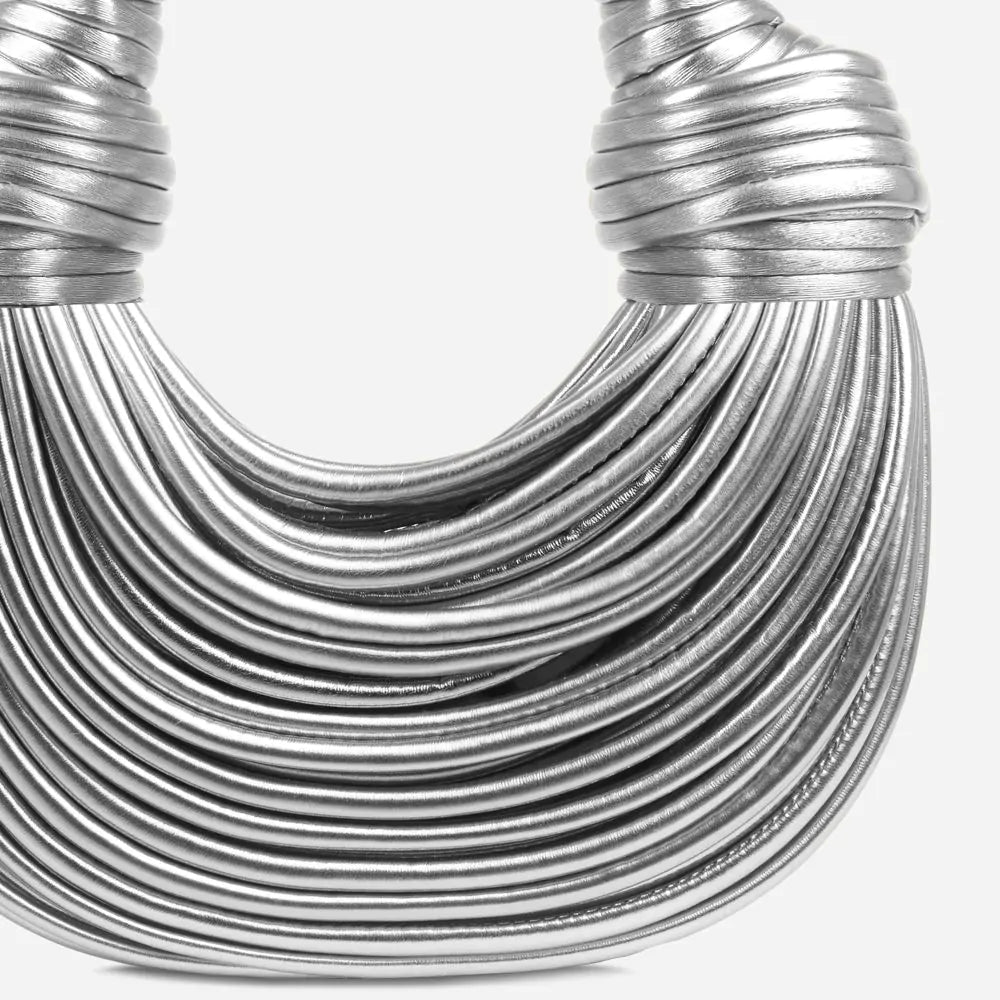 Naisten Olkalaukku Solmittu Tyylikäs Käsilaukku 6