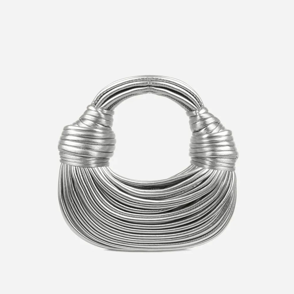 Naisten Olkalaukku Solmittu Tyylikäs Käsilaukku 7