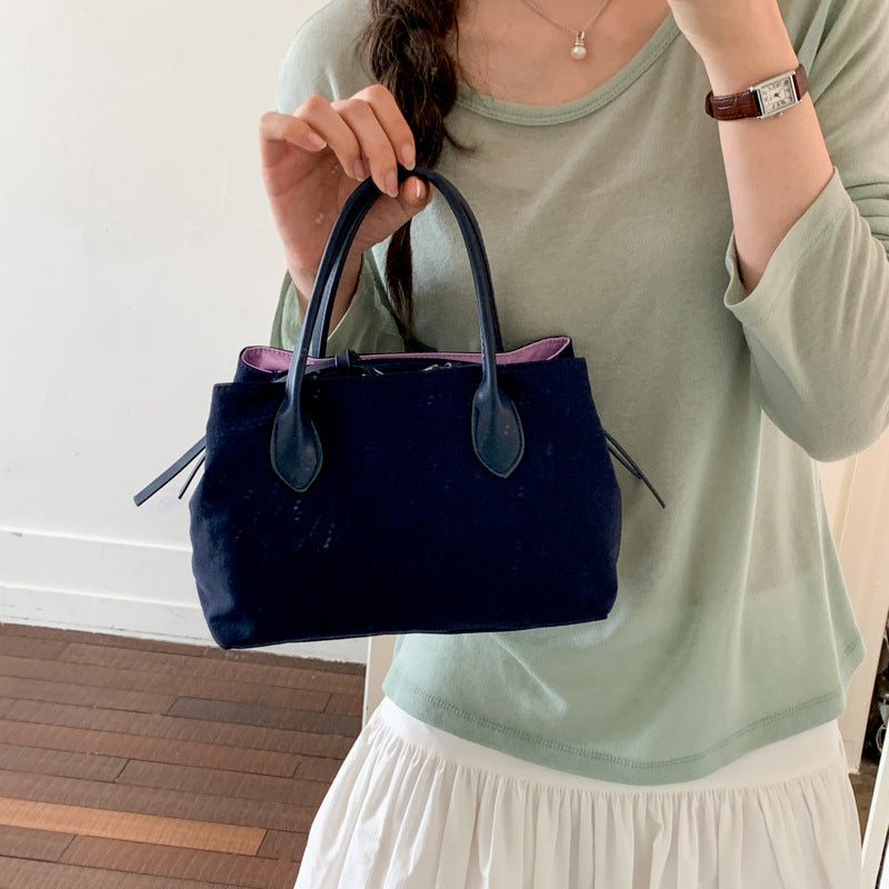 Naisten Olkalaukku Strukturoitu Satchel Moderni Design 1