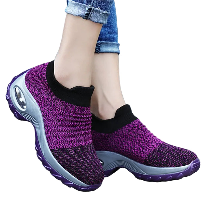 Naisten Orthopediset Sneakerit Alustalla Musta Valkoinen Punainen 0