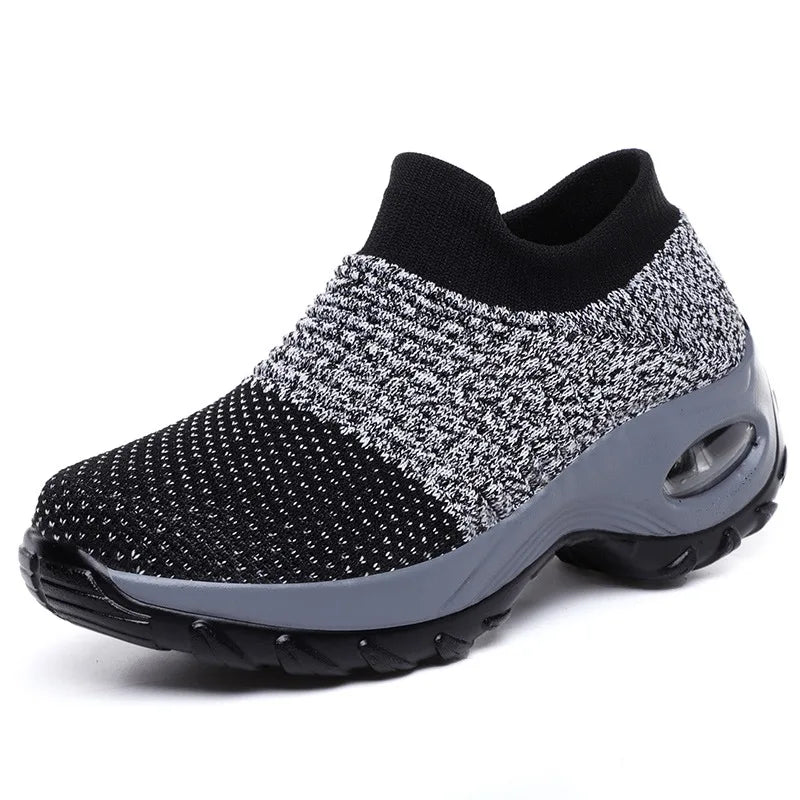 Naisten Orthopediset Sneakerit Alustalla Musta Valkoinen Punainen 10