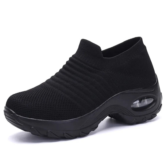 Naisten Orthopediset Sneakerit Alustalla Musta Valkoinen Punainen 8